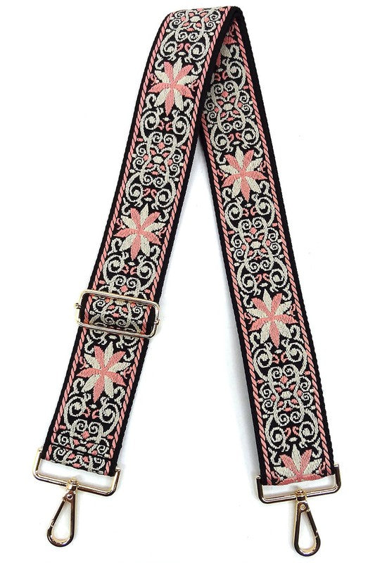 Aztec Tribal Pattern Guitar Strap - 2 Inches Wide