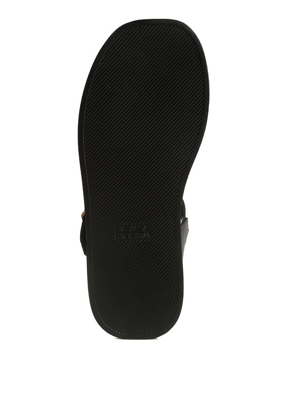 Dacosta Genuine Leather Gladiator Platform Sandals