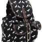 Horse Printed Canvas Backpack