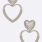 Heart Shape Clip On Iconic Earrings