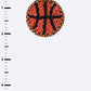 Beaded Basketball Iconic Earrings