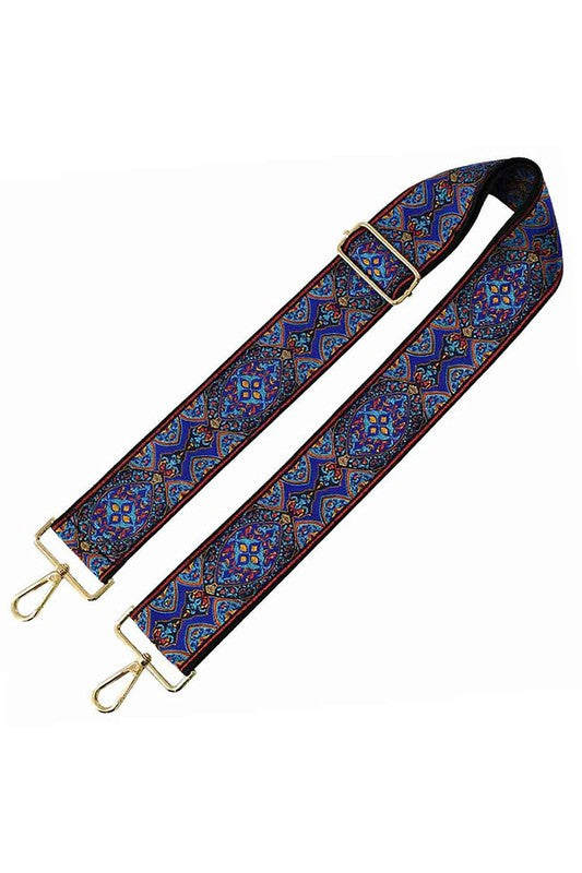 Tribal Pattern Guitar Strap - 2 inch Wide