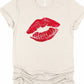 Graphic Red Lips Graphic Tee