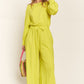 ONE SHOULDER TERRY JUMPSUIT