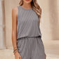 Sleeveless Top and Pocketed Shorts Set