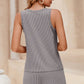 Sleeveless Top and Pocketed Shorts Set