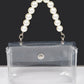 Pearl Handle Convertible Stadium Transparent Bag