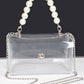 Pearl Handle Convertible Stadium Transparent Bag