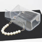 Pearl Handle Convertible Stadium Transparent Bag