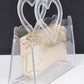 Heart Shape Handle  Stadium Transparent Bag Set