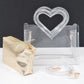 Heart Shape Handle  Stadium Transparent Bag Set