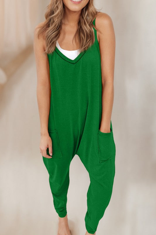 Loose Fit Harem Jumpsuit