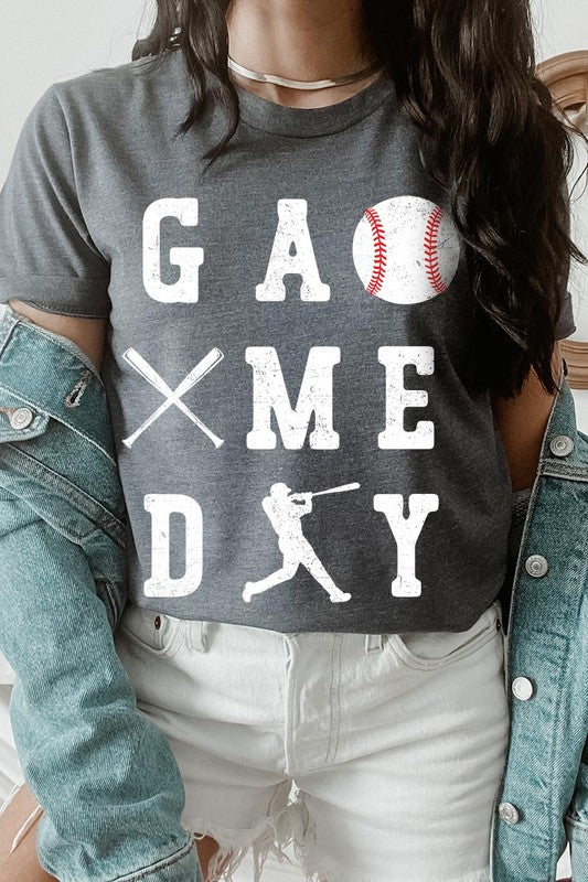 Game Day Baseball Graphic T Shirts