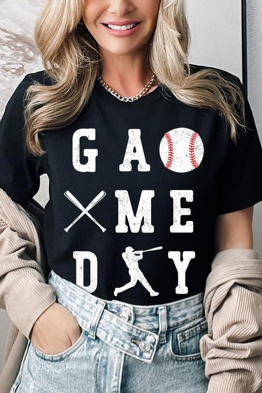 Game Day Baseball Graphic T Shirts