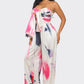 Abstract Elegance Printed Wide Leg Jumpsuit