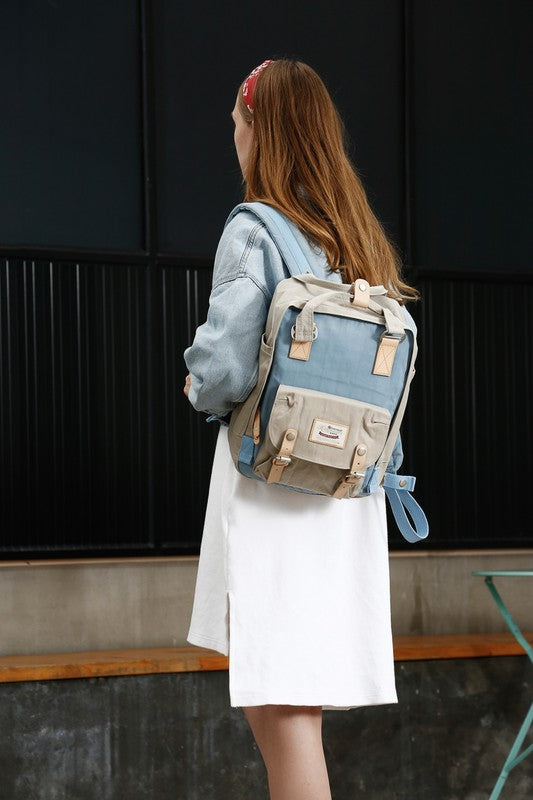 Vintage Waterproof Backpack-Multi