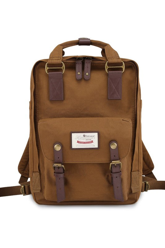 Vintage Waterproof Backpack - Solid