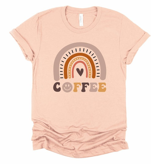 Coffee Rainbow Graphic Tee