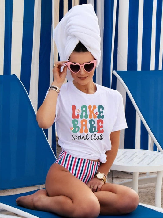 Lake Babe Social Club Bella Canvas Graphic Tee