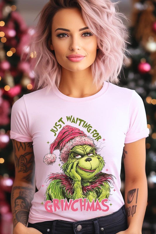 Just Waiting For Grinchmas Graphic Tee