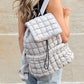 Stevie Quilted Puffer Backpack