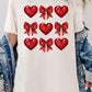 Faux Glitter Valentine Graphic Heavy Cotton Tee