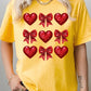 Faux Glitter Valentine Graphic Heavy Cotton Tee