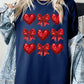 Faux Glitter Valentine Graphic Heavy Cotton Tee