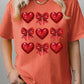 Faux Glitter Valentine Graphic Heavy Cotton Tee