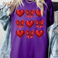 Faux Glitter Valentine Graphic Heavy Cotton Tee
