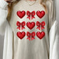 Faux Glitter Valentine Graphic Heavy Cotton Tee