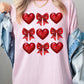 Faux Glitter Valentine Graphic Heavy Cotton Tee