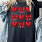 Faux Glitter Valentine Graphic Heavy Cotton Tee