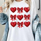 Faux Glitter Valentine Graphic Heavy Cotton Tee