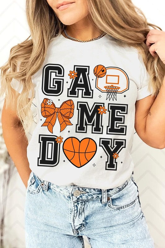 Basketball Game Day Graphic Tee