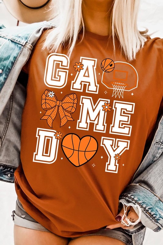 Basketball Game Day Graphic Tee