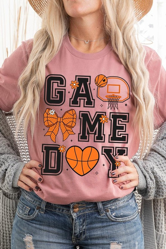 Basketball Game Day Graphic Tee