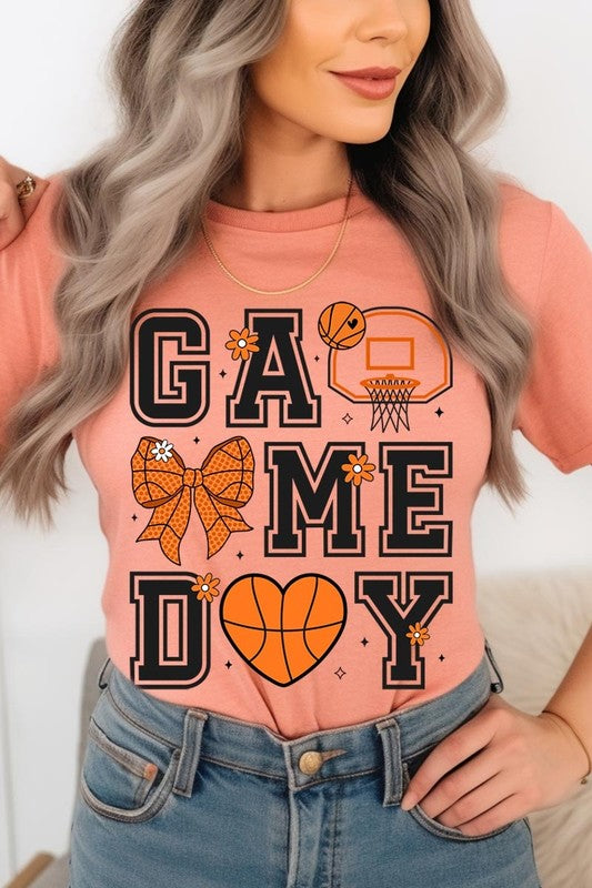 Basketball Game Day Graphic Tee