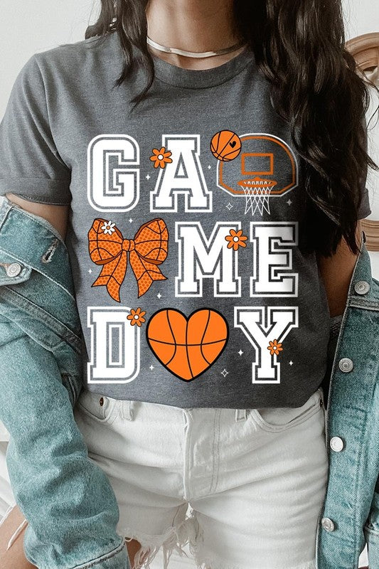 Basketball Game Day Graphic Tee