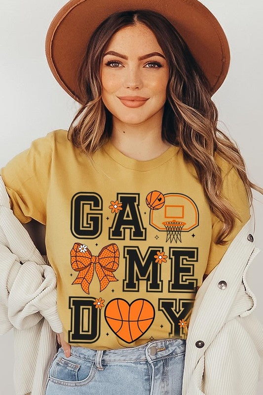 Basketball Game Day Graphic Tee