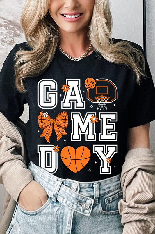 Basketball Game Day Graphic Tee