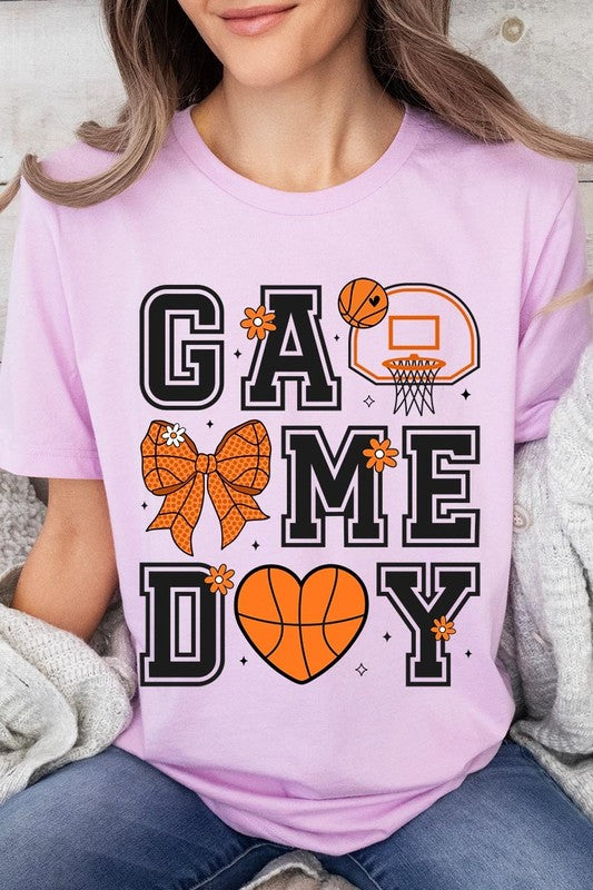 Basketball Game Day Graphic Tee