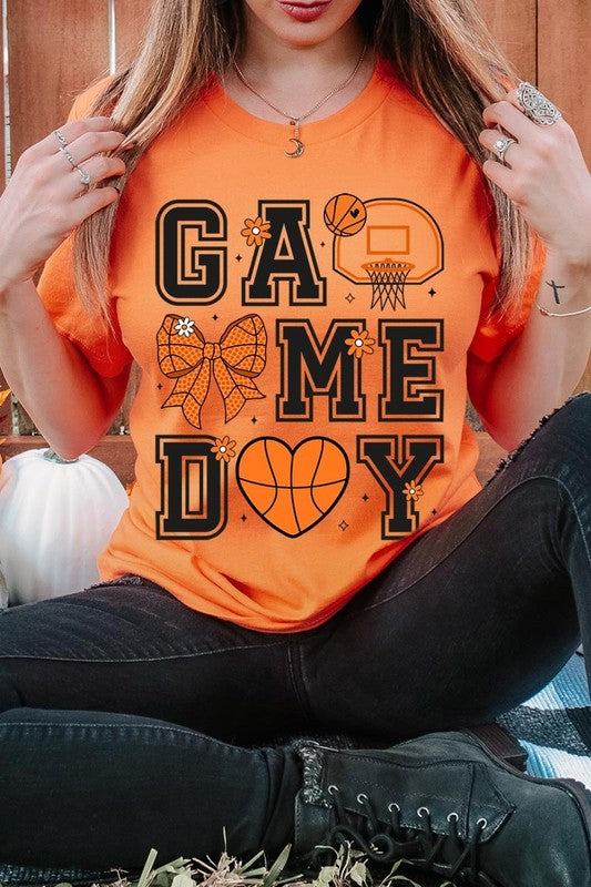 Basketball Game Day Graphic Tee