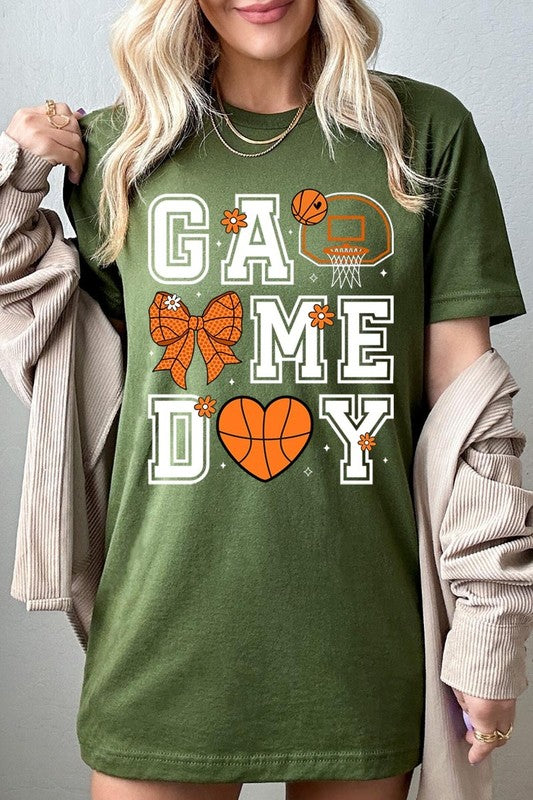 Basketball Game Day Graphic Tee