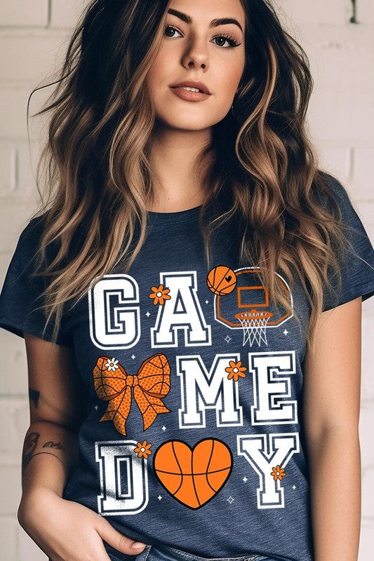 Basketball Game Day Graphic Tee