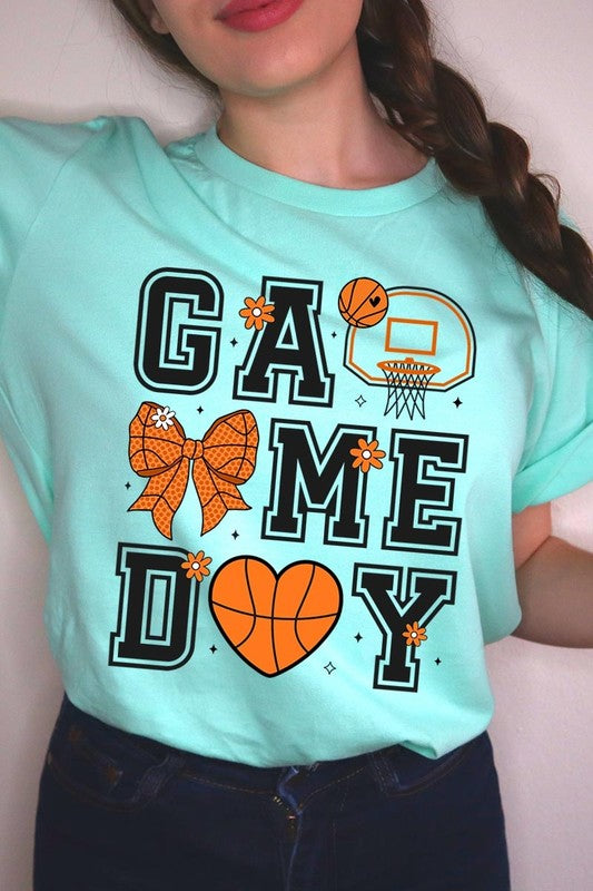 Basketball Game Day Graphic Tee