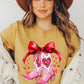 Valentine Cowgirl Boots Graphic Plus Tee