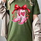 Valentine Cowgirl Boots Graphic Plus Tee