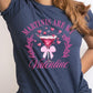 Martinis Are My Valentine Graphic Plus Tee