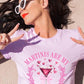 Martinis Are My Valentine Graphic Plus Tee